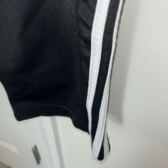 Adidas 3 Stripe Mens Track Jogging Soccer Warm Up Sweatpants Cuffed Zipper Pants - Picture 7 of 7